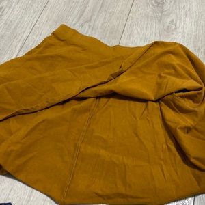 brown skirt